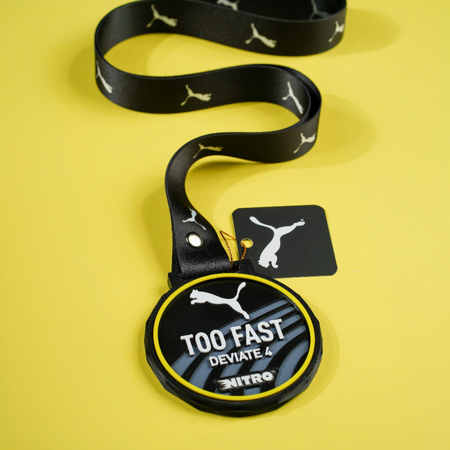 Medallas personalizadas con diseño original para eventos que buscan destacar (Puma)